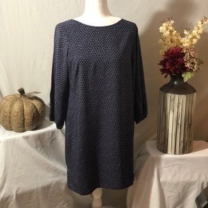 Old Navy, navy blue and white, shift dress